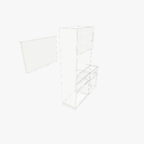 Side Cabinet Бесплатные 3D-проекты мебели и чертежи от сообщества Flatma