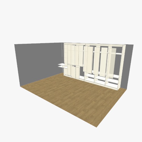 Wardrobe Бесплатные 3D-проекты мебели и чертежи от сообщества Flatma