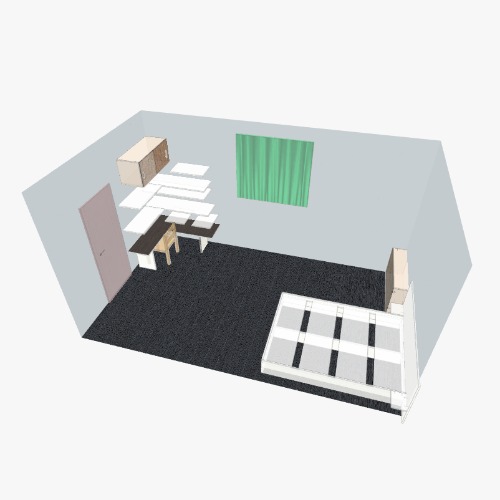 área de estudio Free 3D furniture designs and blueprints from Flatma Community