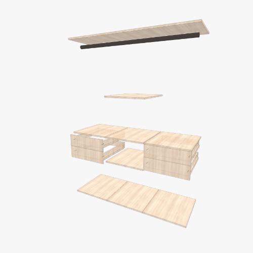 Armario Free 3D furniture designs and blueprints from Flatma Community