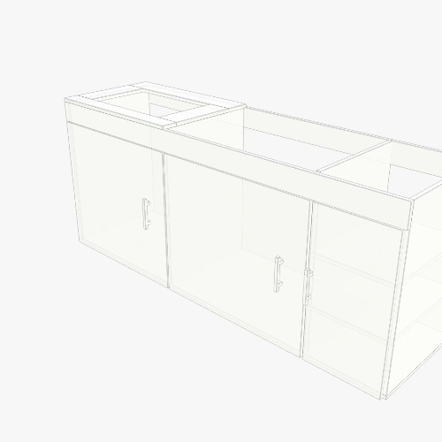 armario cozinha cooktop pia 120 Free 3D furniture designs and blueprints from Flatma Community
