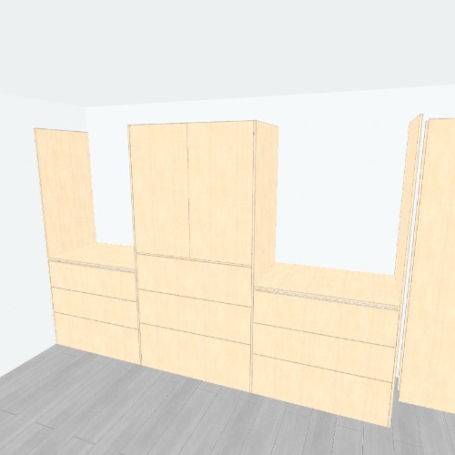 Armario Empotrado Free 3D furniture designs and blueprints from Flatma Community