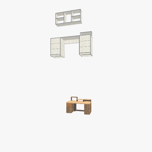 Desk and Backdesk