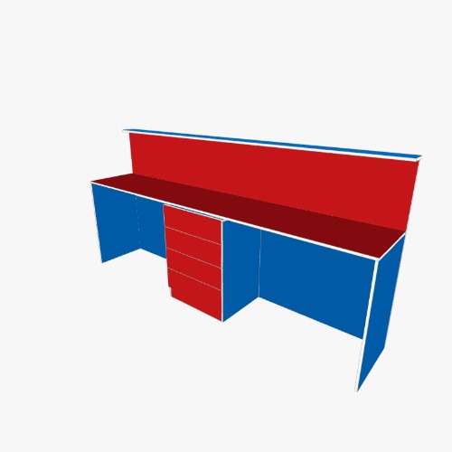 Balcão Recepção Free 3D furniture designs and blueprints from Flatma Community