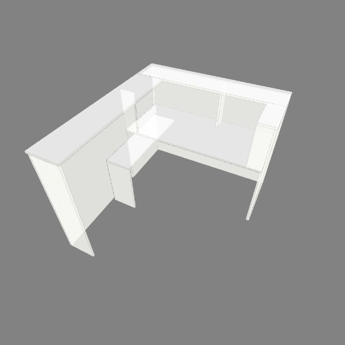 Balcao Recepcao e Caixa Free 3D furniture designs and blueprints from Flatma Community
