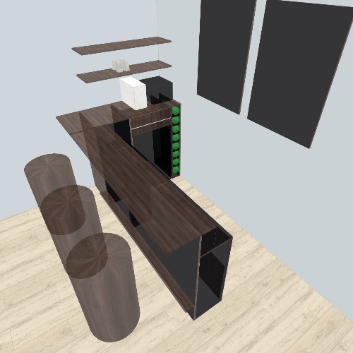 BAR Free 3D furniture designs and blueprints from Flatma Community