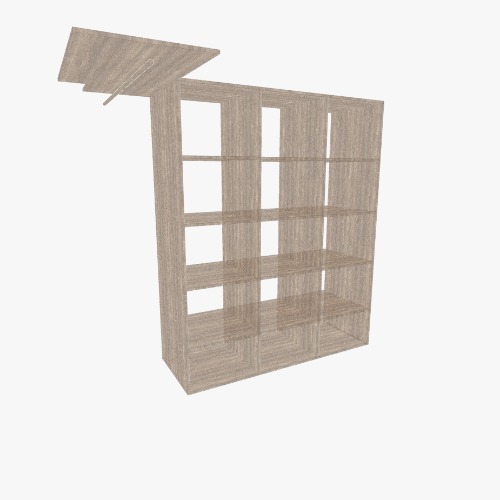 Базовый шкаф в гардеробную Free 3D furniture designs and blueprints from Flatma Community