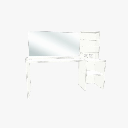 Beauty Vanity Free 3D furniture designs and blueprints from Flatma Community