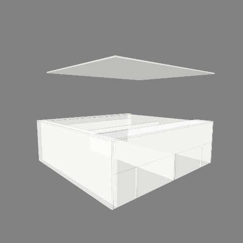 Bed Dineke Free 3D furniture designs and blueprints from Flatma Community