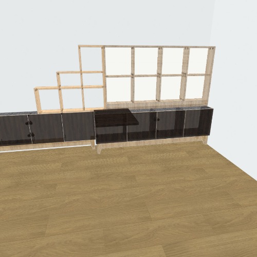 Библиотечный шкаф Free 3D furniture designs and blueprints from Flatma Community