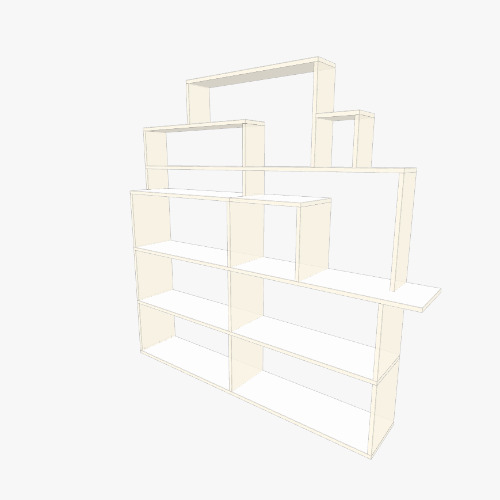 Bibliothèque Free 3D furniture designs and blueprints from Flatma Community