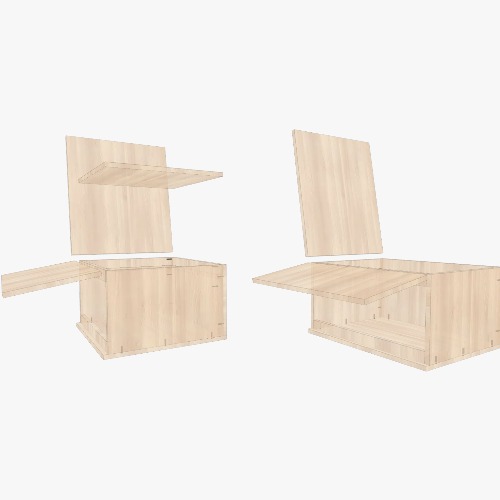 Box Free 3D furniture designs and blueprints from Flatma Community