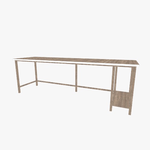 Bureau NÉO Free 3D furniture designs and blueprints from Flatma Community