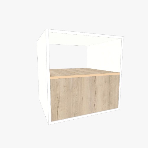 buro 550x550 blanco / roble blanco Free 3D furniture designs and blueprints from Flatma Community
