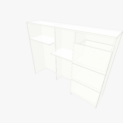 cabinet next to desk v2 Бесплатные 3D-проекты мебели и чертежи от сообщества Flatma