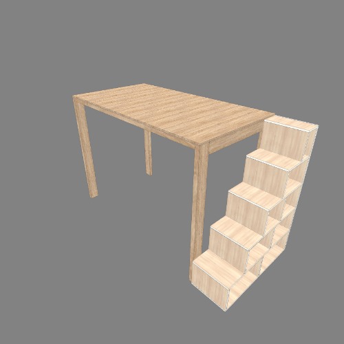 Loft Bed with stairs