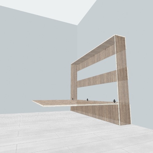 cama plegable de melamina