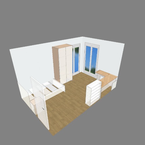 Camera da letto Free 3D furniture designs and blueprints from Flatma Community
