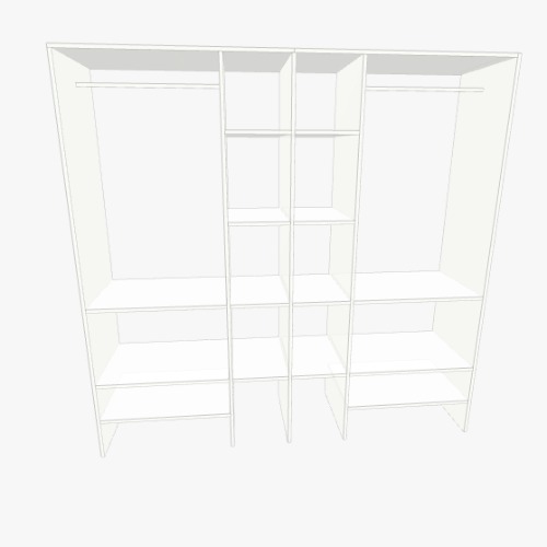 Closet Бесплатные 3D-проекты мебели и чертежи от сообщества Flatma