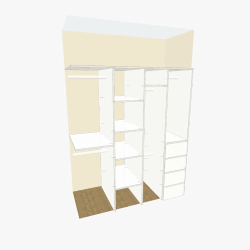 Closet de cuarto trasero