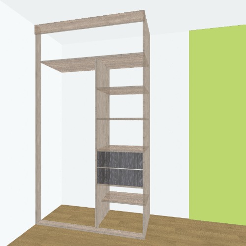 Closet Madrid Free 3D furniture designs and blueprints from Flatma Community