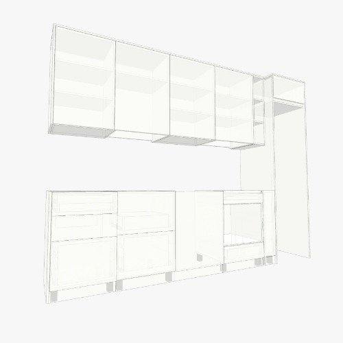Cocina a medida Free 3D furniture designs and blueprints from Flatma Community