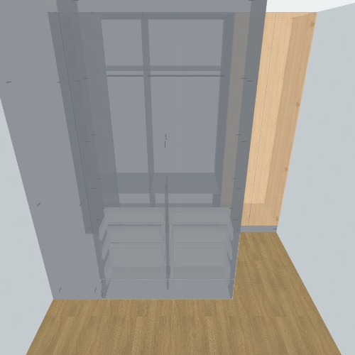 Custom wardrobe/separate room