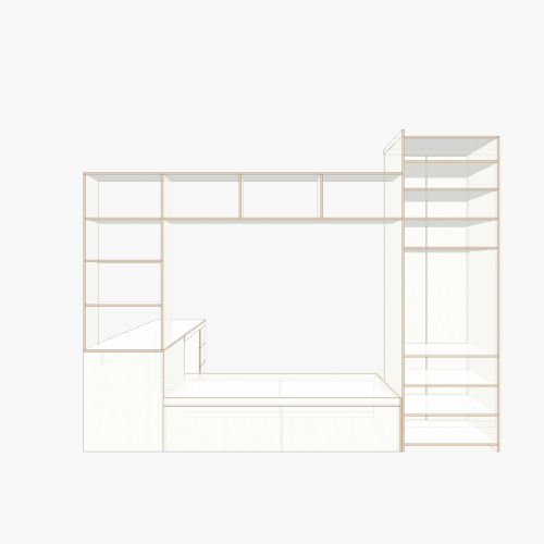 детская Бесплатные 3D-проекты мебели и чертежи от сообщества Flatma