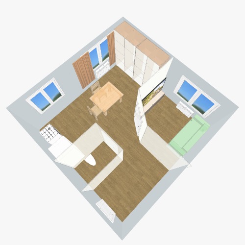 Дизайнерский шедевр 20 кв.м. Free 3D furniture designs and blueprints from Flatma Community