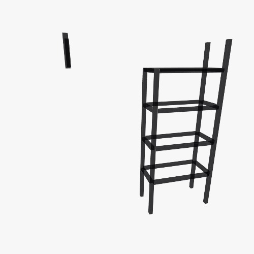 Door overhanging cabinet