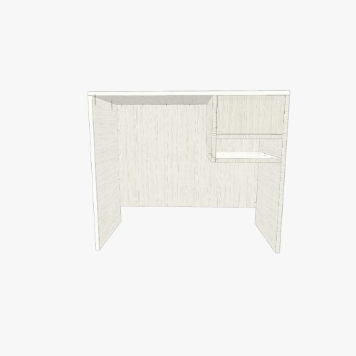 Escritorio 1 Cajon Free 3D furniture designs and blueprints from Flatma Community
