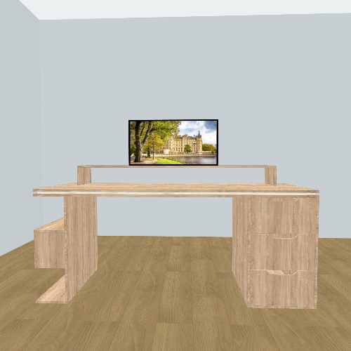 Escritorio Free 3D furniture designs and blueprints from Flatma Community