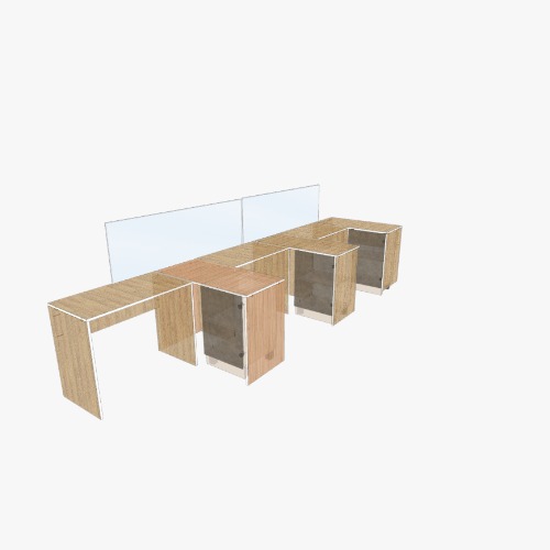 Escritorio de oficina Free 3D furniture designs and blueprints from Flatma Community