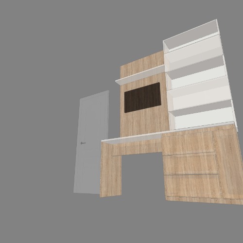 Escritorio Diego Free 3D furniture designs and blueprints from Flatma Community