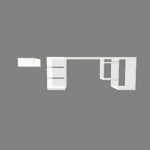 ESCRITORIO HOME STUDIO Free 3D furniture designs and blueprints from Flatma Community