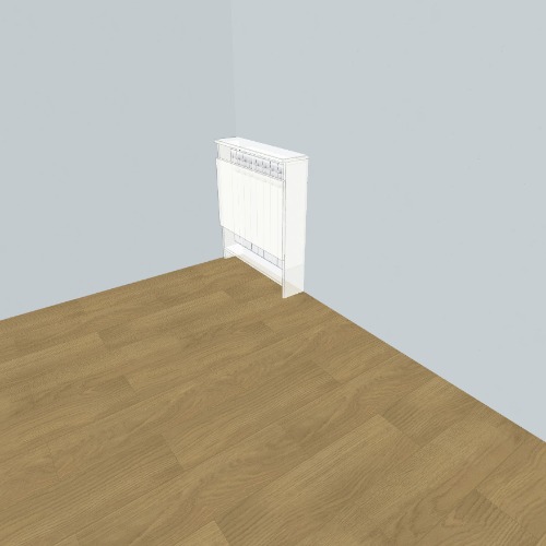 Escritorio plegable cubre-radiador Free 3D furniture designs and blueprints from Flatma Community