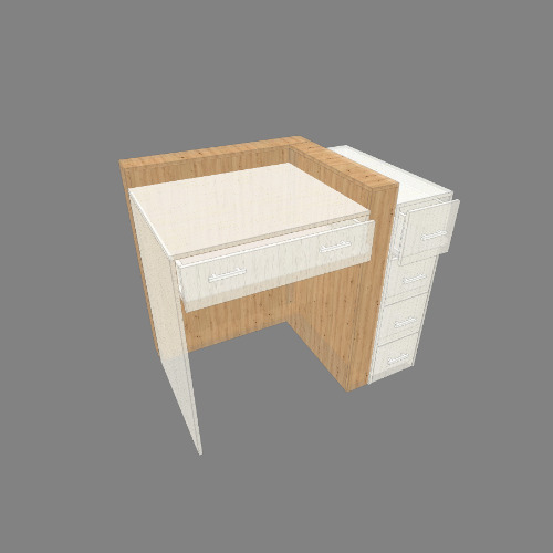 Escritorio Ver 1.2 Free 3D furniture designs and blueprints from Flatma Community