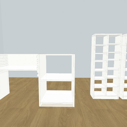 Escritorio y 2 zapateras Free 3D furniture designs and blueprints from Flatma Community