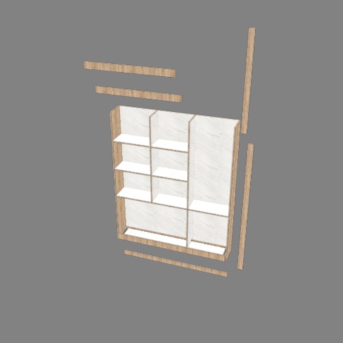 Estante Free 3D furniture designs and blueprints from Flatma Community