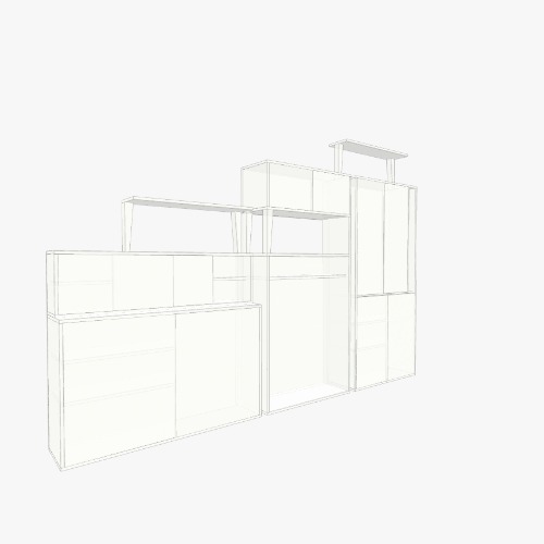 Estante Modular Free 3D furniture designs and blueprints from Flatma Community