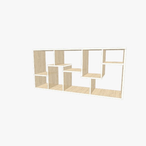 étagère destructurée Free 3D furniture designs and blueprints from Flatma Community