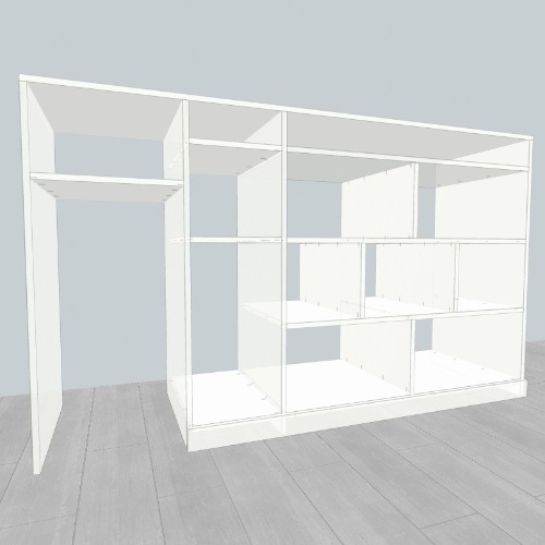 Extension bookshelves