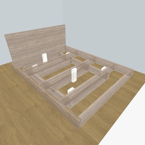 Floating Bed Trial Free 3D furniture designs and blueprints from Flatma Community