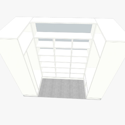 Гардеробная Free 3D furniture designs and blueprints from Flatma Community