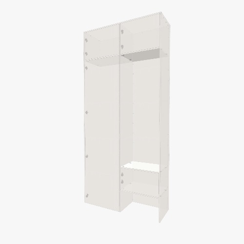 Гардероб вход Free 3D furniture designs and blueprints from Flatma Community