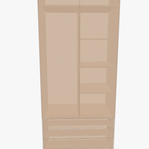 Гардероб Влади Free 3D furniture designs and blueprints from Flatma Community