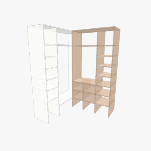 Гардеробная Free 3D furniture designs and blueprints from Flatma Community