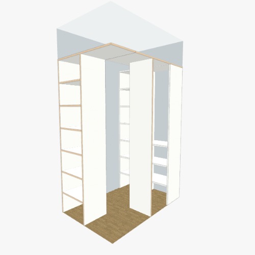 Гардеробная Free 3D furniture designs and blueprints from Flatma Community