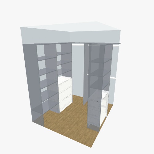 Гардеробная Free 3D furniture designs and blueprints from Flatma Community