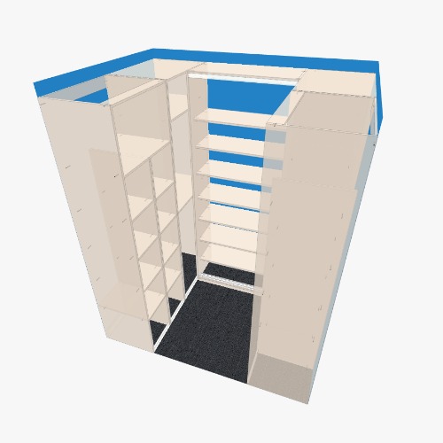 Гардеробная Горки Free 3D furniture designs and blueprints from Flatma Community